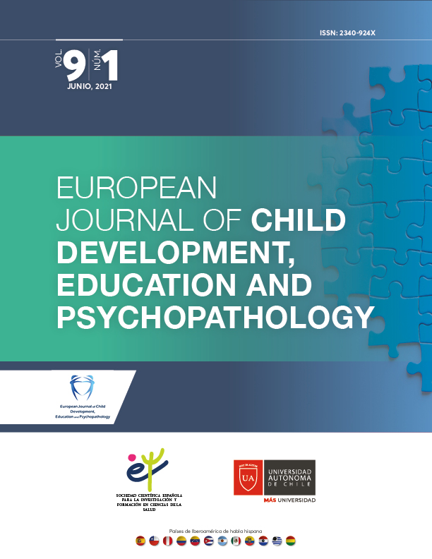 European Journal of Child Development, Education and Psychopathology